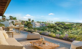 Nieuw project met prestige appartementen te koop met eigen zwembad, grenzend aan de golfbaan in Oost-Marbella 52432 