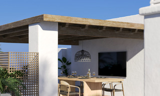 Verfijnd luxepenthouse te koop in een eerstelijnsstrand complex op de New Golden Mile tussen Marbella en Estepona 53003 