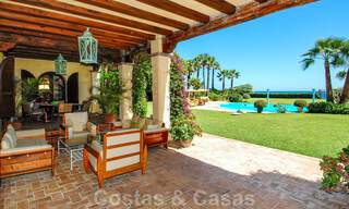 Majestueuze exclusieve villa te koop, eerstelijns strand, tussen Marbella en Estepona 29624 
