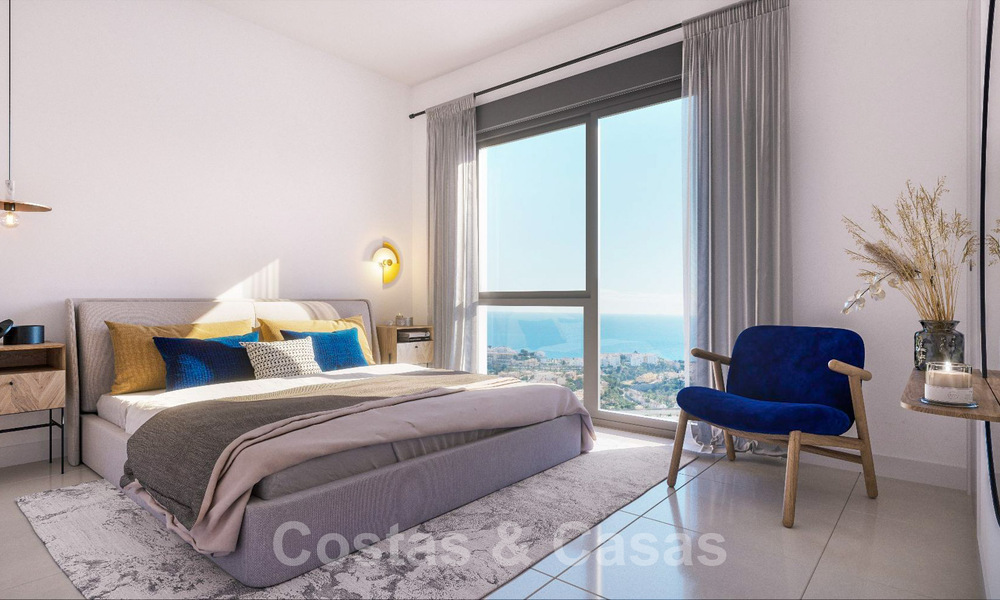 Nieuwbouw woningen in moderne stijl te koop dicht bij alle voorzieningen in Mijas Costa 52812