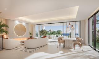 Exclusief project met 4 half-vrijstaande luxevilla’s te koop, eerstelijnsstrand, in Oost Marbella. Laatste villa, hoge korting! 53351 