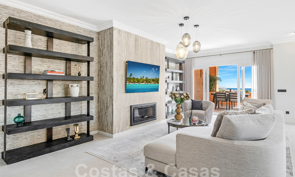 Luxueus duplex penthouse met adembenemend zeezicht te koop in de golfvallei van Nueva Andalucia, Marbella 54618