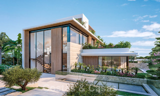 Exclusief project met 5 avant-garde designervilla’s te koop met panoramisch zeezicht in Cascada de Camojan, Marbella 58235 