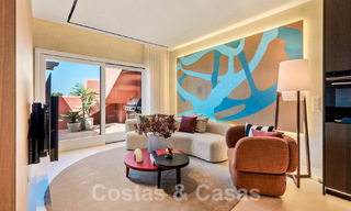 Uniek luxueus penthouse te koop, eerstelijnsstrand op de New Golden Mile tussen Marbella en Estepona centrum 54231 