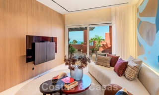 Uniek luxueus penthouse te koop, eerstelijnsstrand op de New Golden Mile tussen Marbella en Estepona centrum 54232 
