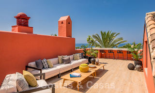Uniek luxueus penthouse te koop, eerstelijnsstrand op de New Golden Mile tussen Marbella en Estepona centrum 54257 