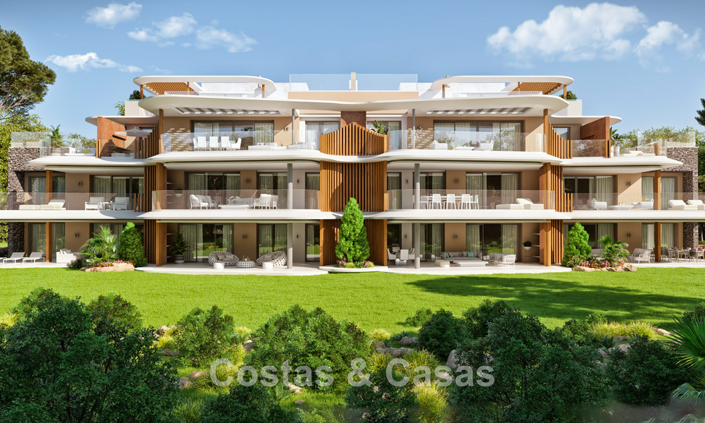 Luxueuze appartementen met innovatief ontwerp te koop in een groot natuur- en golfresort in Marbella - Benahavis 54736