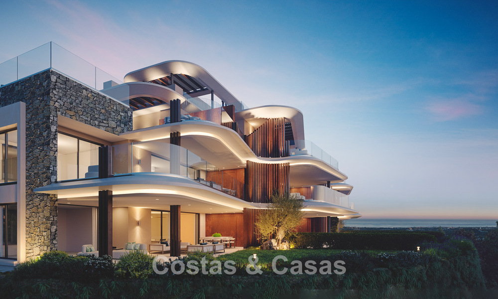 Luxueuze appartementen met innovatief ontwerp te koop in een groot natuur- en golfresort in Marbella - Benahavis 54740