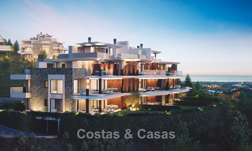 Nieuw op de markt! Luxueuze appartementen met innovatief ontwerp te koop in een groot natuur- en golfresort in Marbella - Benahavis 54742