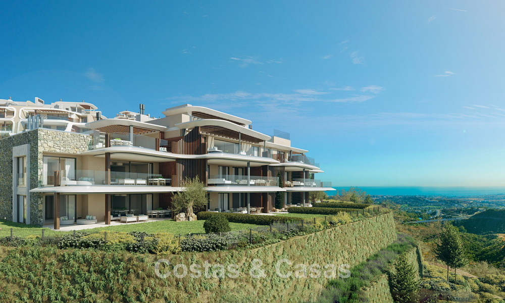 Luxueuze appartementen met innovatief ontwerp te koop in een groot natuur- en golfresort in Marbella - Benahavis 54746