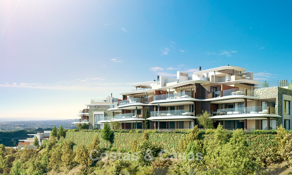 Nieuw op de markt! Luxueuze appartementen met innovatief ontwerp te koop in een groot natuur- en golfresort in Marbella - Benahavis 54747