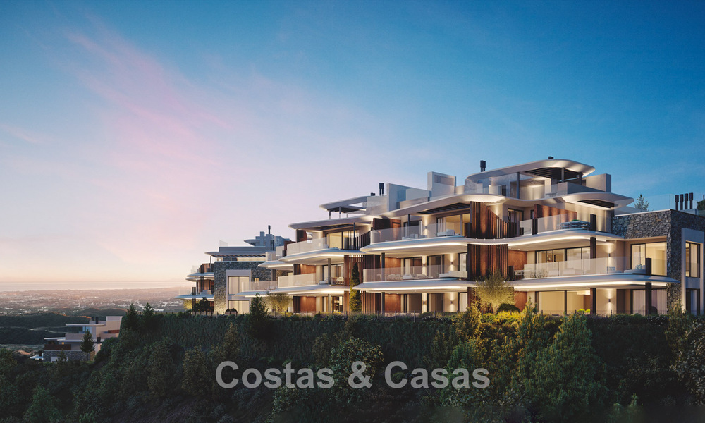 Nieuw op de markt! Luxueuze appartementen met innovatief ontwerp te koop in een groot natuur- en golfresort in Marbella - Benahavis 54748