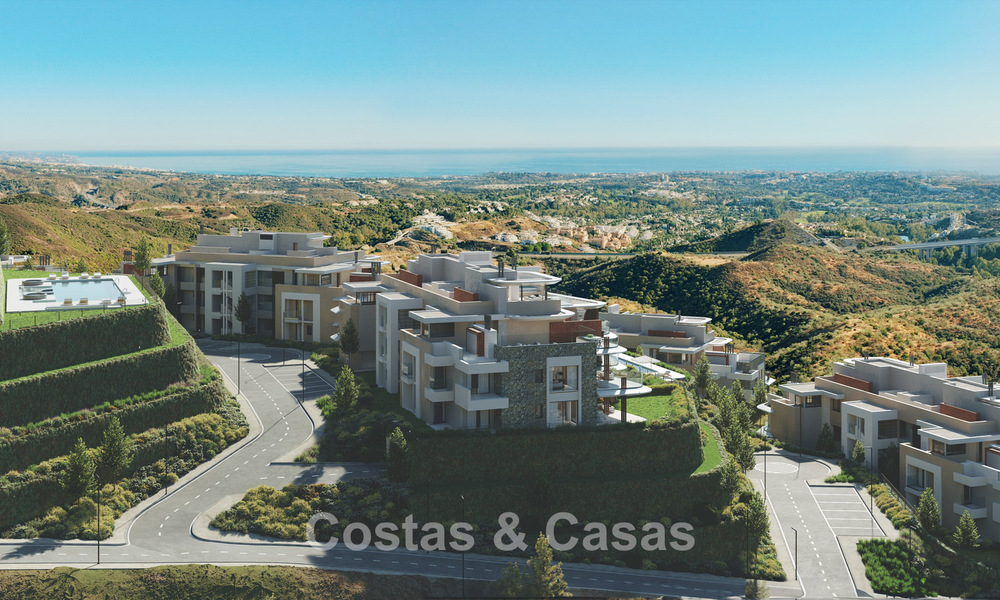 Luxueuze appartementen met innovatief ontwerp te koop in een groot natuur- en golfresort in Marbella - Benahavis 54750