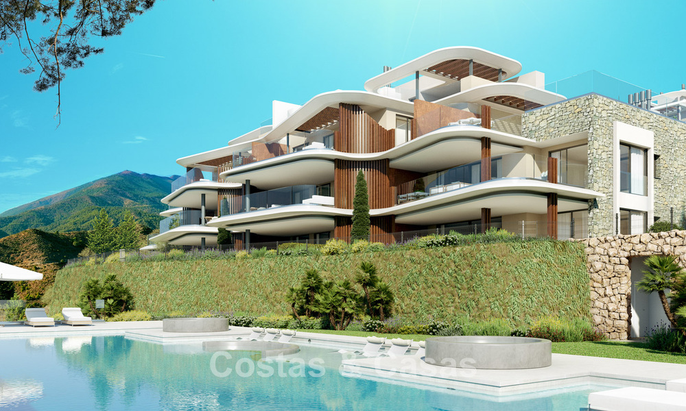 Nieuw op de markt! Luxueuze appartementen met innovatief ontwerp te koop in een groot natuur- en golfresort in Marbella - Benahavis 54752