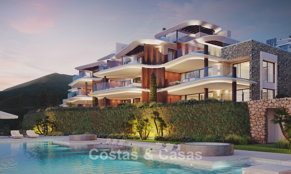 Nieuw op de markt! Luxueuze appartementen met innovatief ontwerp te koop in een groot natuur- en golfresort in Marbella - Benahavis 54753