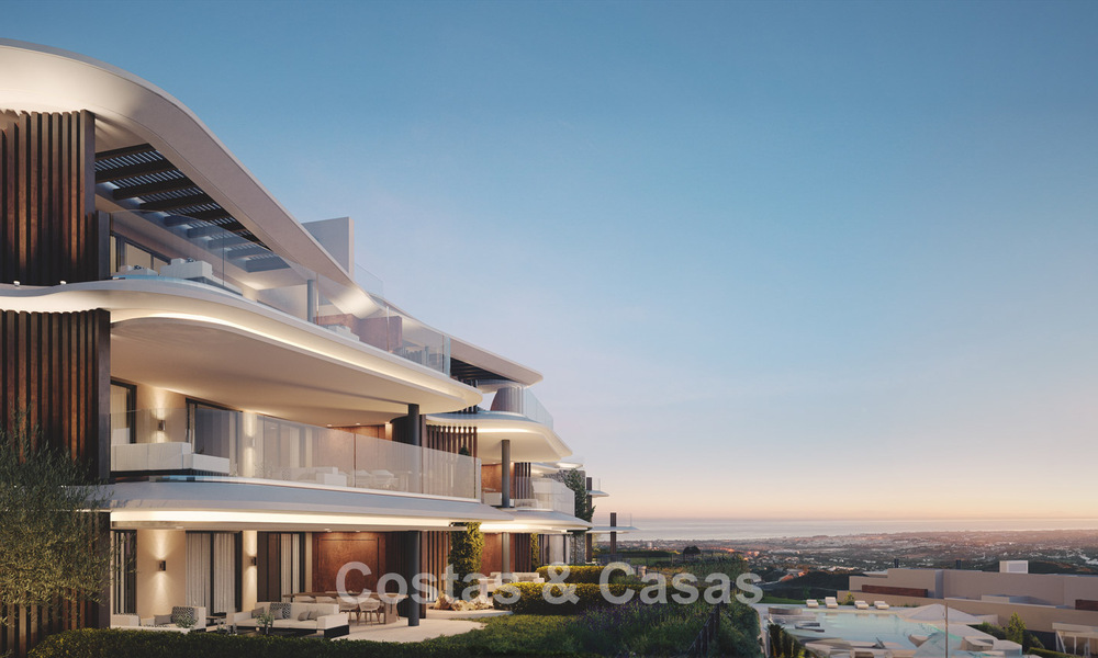Nieuw op de markt! Luxueuze appartementen met innovatief ontwerp te koop in een groot natuur- en golfresort in Marbella - Benahavis 54755