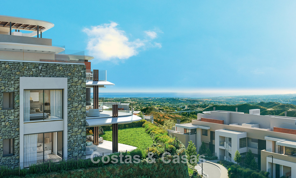 Nieuw op de markt! Luxueuze appartementen met innovatief ontwerp te koop in een groot natuur- en golfresort in Marbella - Benahavis 54756
