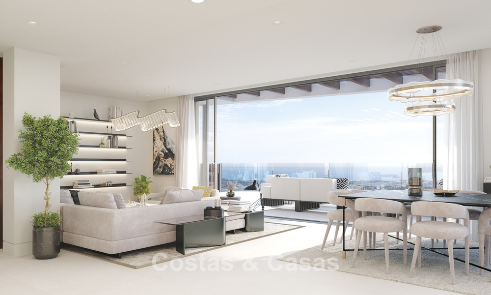 Nieuw op de markt! Luxueuze appartementen met innovatief ontwerp te koop in een groot natuur- en golfresort in Marbella - Benahavis 54757