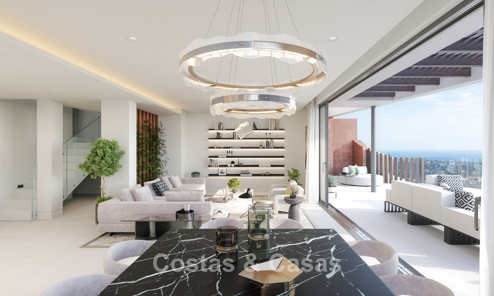 Luxueuze appartementen met innovatief ontwerp te koop in een groot natuur- en golfresort in Marbella - Benahavis 54758