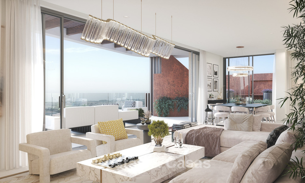 Luxueuze appartementen met innovatief ontwerp te koop in een groot natuur- en golfresort in Marbella - Benahavis 54759