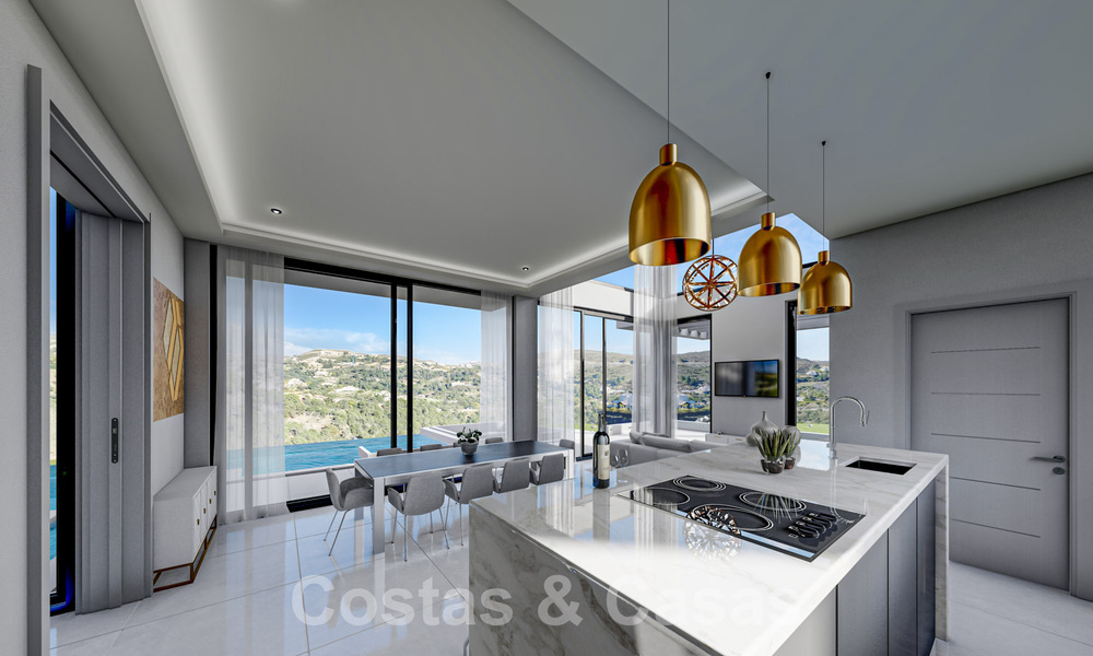 Gloednieuwe, moderne luxevilla te koop met panoramisch uitzicht in Marbella - Benahavis 61435