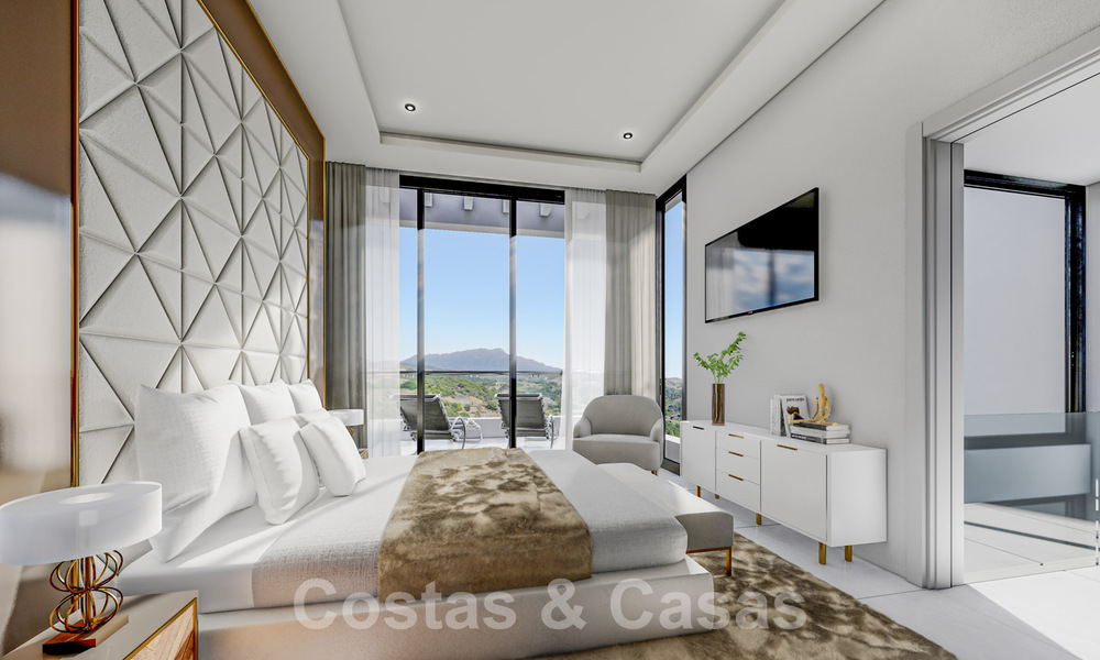 Gloednieuwe, moderne luxevilla te koop met panoramisch uitzicht in Marbella - Benahavis 61437
