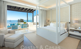 Luxueus beachfront penthouse te koop met frontaal zeezicht in Puente Romano op de Golden Mile van Marbella 55071 