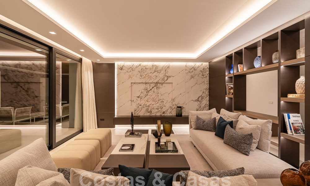 Nieuwe, modernistische designervilla te koop met uitzicht op de golfbaan in een golfresort, Marbella - Benahavis 55554