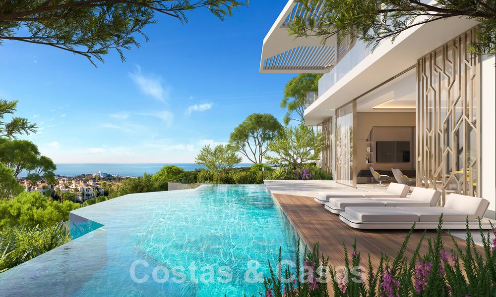 Nieuwe, architectonische luxevilla’s te koop geïnspireerd door Lamborghini i/e gated resort i/d heuvels van Marbella - Benahavis 55901
