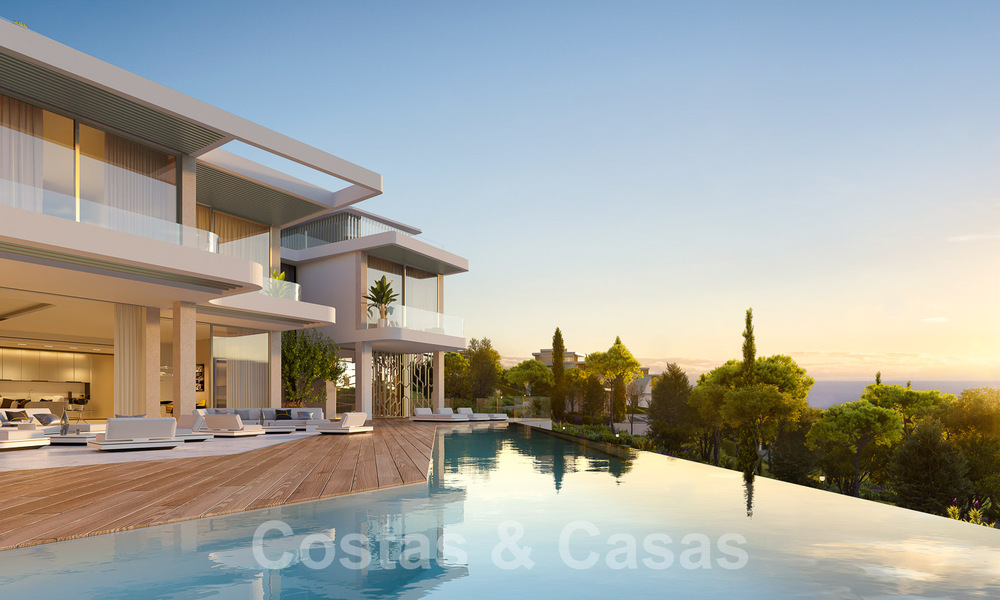 Nieuwe, architectonische luxevilla’s te koop geïnspireerd door Lamborghini i/e gated resort i/d heuvels van Marbella - Benahavis 55921