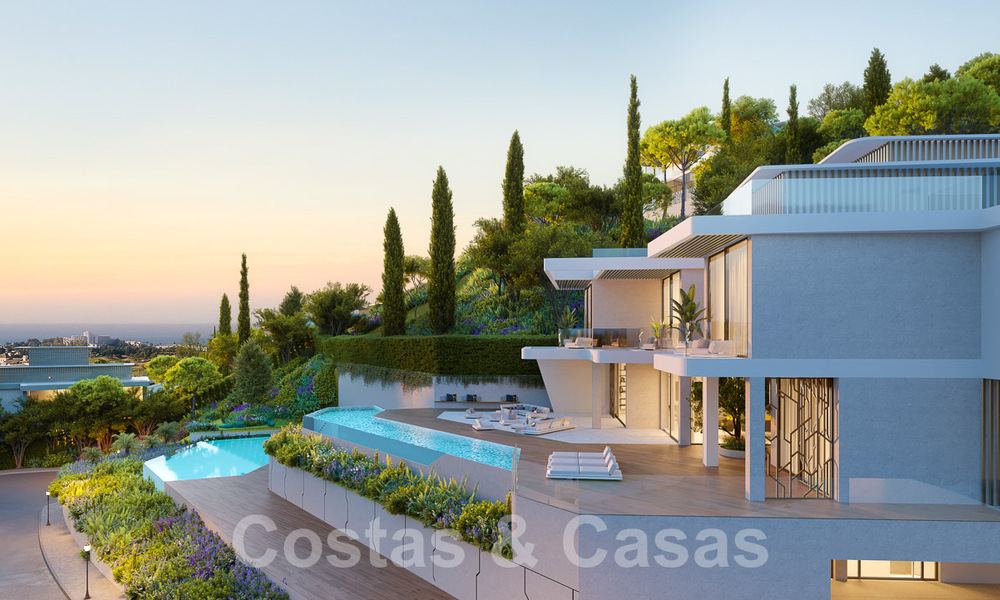 Nieuwe, architectonische luxevilla’s te koop geïnspireerd door Lamborghini i/e gated resort i/d heuvels van Marbella - Benahavis 55922