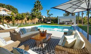 Eersteklas gerenoveerde villa in moderne stijl te koop in het hartje van Nueva Andalucia’ golfvallei, Marbella 56050 