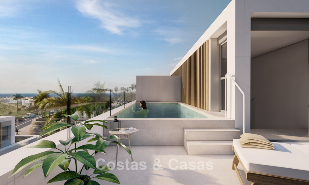 Nieuwbouwproject van 10 boutique woningen te koop met prachtig golf- en zeezicht en privézwembad ten westen van Estepona’s centrum 56284