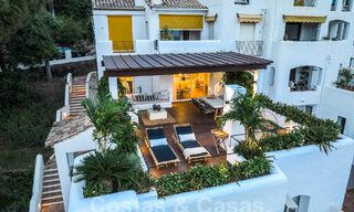 Instapklaar, luxueus appartement te koop met uitnodigend terras en zeezicht in Marbella - Benahavis 57313 