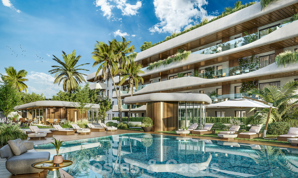 Nieuw, innovatief project met luxe appartementen te koop op loopafstand van alle voorzieningen, het centrum en het strand van San Pedro in Marbella 56837
