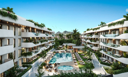 Nieuw, innovatief project met luxe appartementen te koop op loopafstand van alle voorzieningen, het centrum en het strand van San Pedro in Marbella 56846