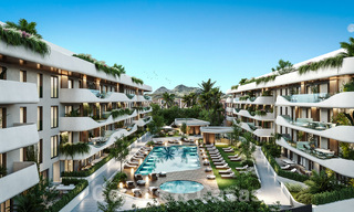Nieuw, innovatief project met luxe appartementen te koop op loopafstand van alle voorzieningen, het centrum en het strand van San Pedro in Marbella 56846 