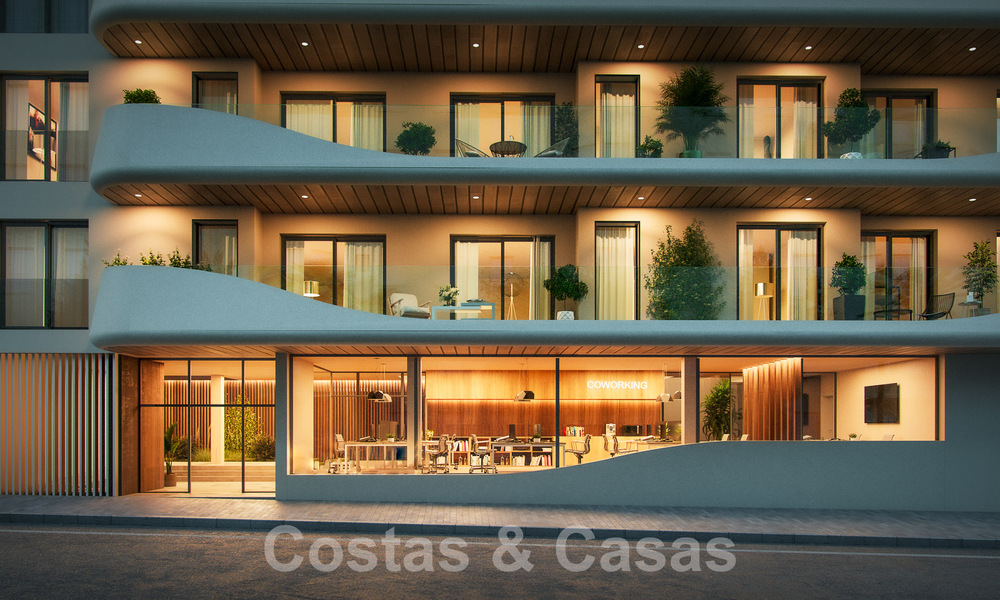 Nieuw, innovatief project met luxe appartementen te koop op loopafstand van alle voorzieningen, het centrum en het strand van San Pedro in Marbella 56847