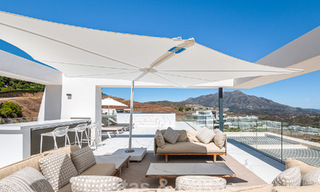 Eersteklas penthouse te koop met privézwembad en panoramisch zeezicht in de heuvels van Marbella - Benahavis 58447 
