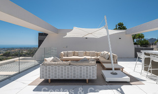 Eersteklas penthouse te koop met privézwembad en panoramisch zeezicht in de heuvels van Marbella - Benahavis 58451 