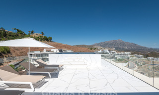 Eersteklas penthouse te koop met privézwembad en panoramisch zeezicht in de heuvels van Marbella - Benahavis 58452 
