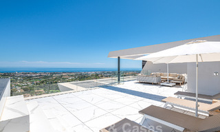 Eersteklas penthouse te koop met privézwembad en panoramisch zeezicht in de heuvels van Marbella - Benahavis 58454 