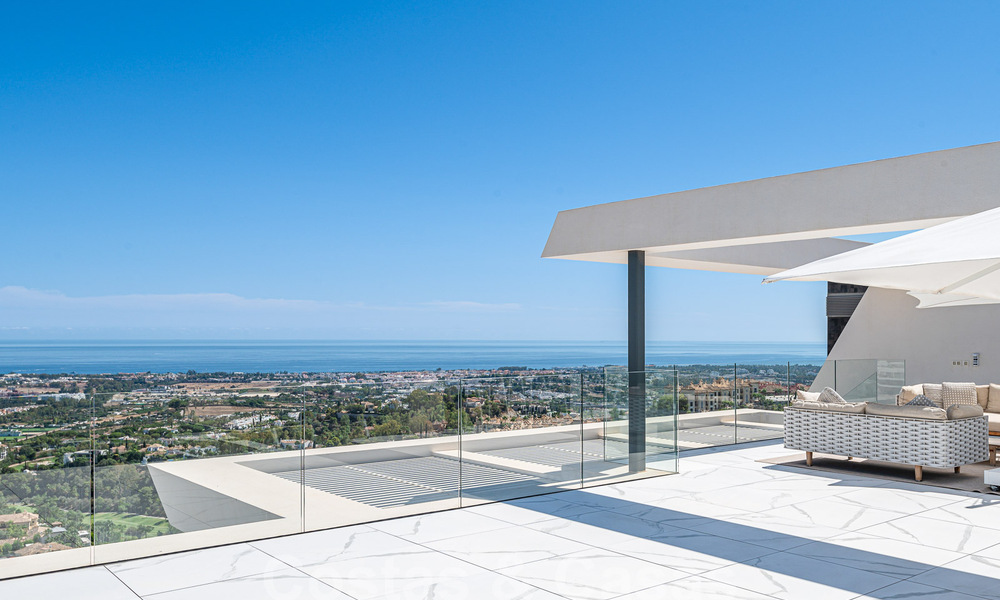 Eersteklas penthouse te koop met privézwembad en panoramisch zeezicht in de heuvels van Marbella - Benahavis 58455