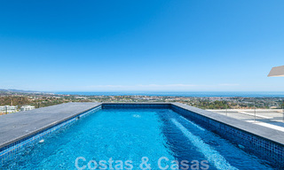 Eersteklas penthouse te koop met privézwembad en panoramisch zeezicht in de heuvels van Marbella - Benahavis 58457 