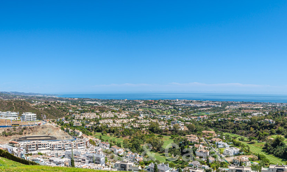 Eersteklas penthouse te koop met privézwembad en panoramisch zeezicht in de heuvels van Marbella - Benahavis 58460