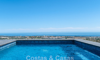 Eersteklas penthouse te koop met privézwembad en panoramisch zeezicht in de heuvels van Marbella - Benahavis 58461 
