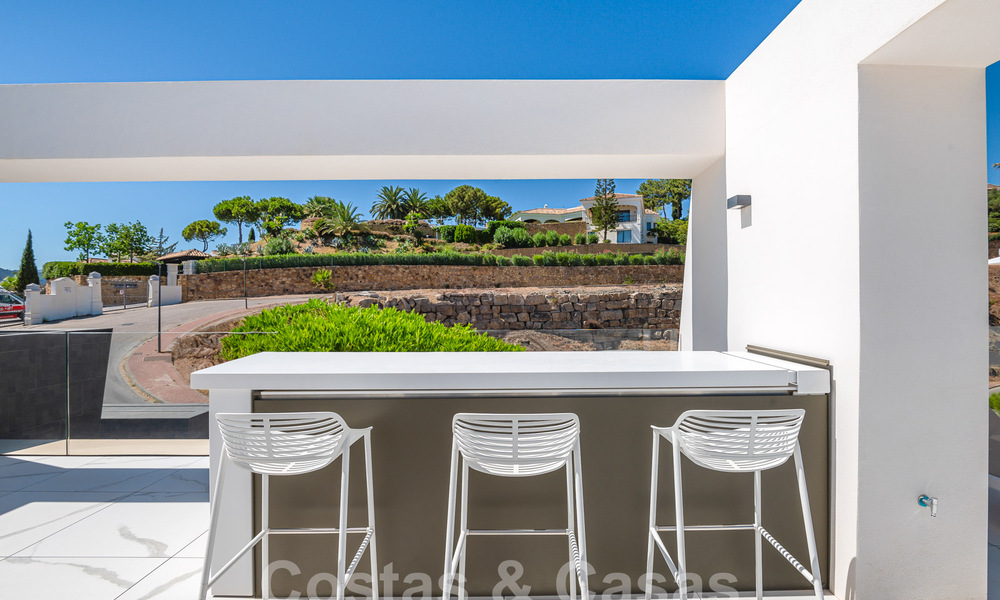 Eersteklas penthouse te koop met privézwembad en panoramisch zeezicht in de heuvels van Marbella - Benahavis 58462