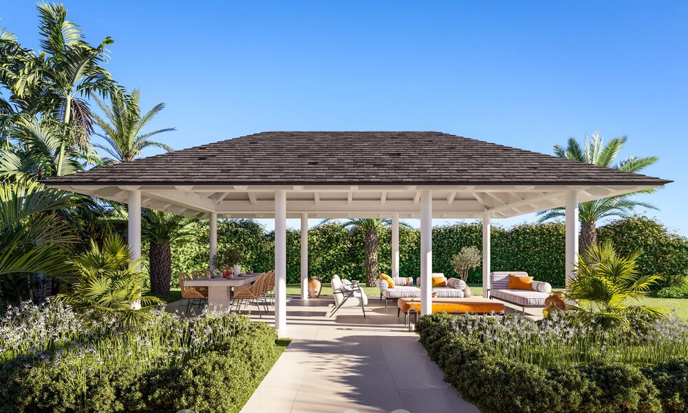 Nieuwe luxevilla met infinity pool en panoramisch zeezicht te koop op plan, in een vijf-sterren golfresort aan de Costa del Sol 57861