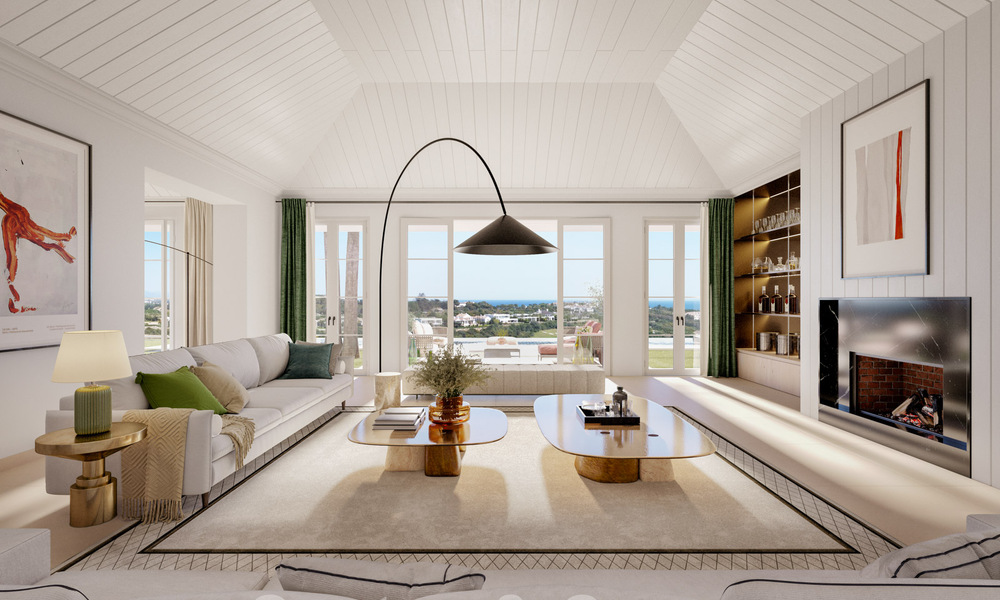 Nieuwe luxevilla met infinity pool en panoramisch zeezicht te koop op plan, in een vijf-sterren golfresort aan de Costa del Sol 57865