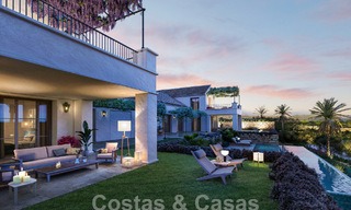 Nieuwe, Mediterrane luxevilla te koop met panoramisch golf- en zeezicht in een 5-sterren golfresort aan de Costa del Sol 57787 